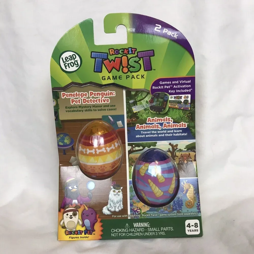 Rockit Twist game pack solve mysteries Pet Station LEAP FROG Rocket Eggs